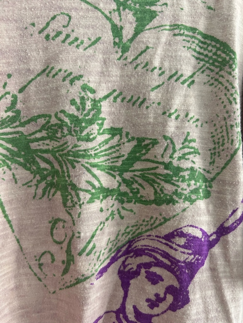 Magnolia Pearl Short Sleeve Graphic Tee in Pink, Magenta, Green, Blue, Purple - Picture 4 of 6